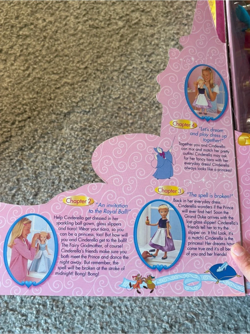 2001 PLAYMATES DISNEY PRINCESS MY INTERACTIVE TALKING PRINCESS CINDERELLA DOLL